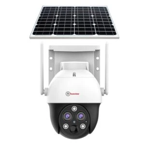 TrueView 4G SIM 3MP Dual Lens Solar PTZ Camera with Solar Panel and SD Card